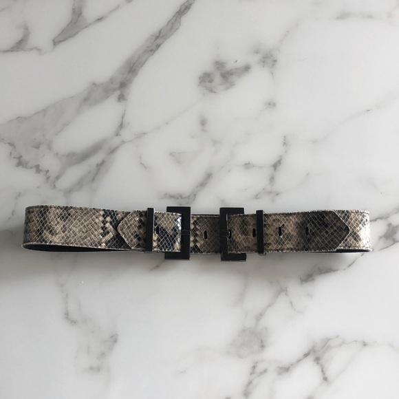 Elegantly Waisted double buckle belt - Picture 1 of 3